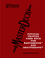 MasterDeck (for MasterBook & Shatterzone)