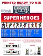 Disposable Heroes: Printed Superheroes