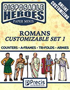 Disposable Heroes: Romans Customizable