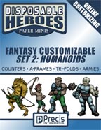 Disposable Heroes: Fantasy Customizable 2 (Humanoids)