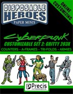 Disposable Heroes: Cyberpunk™ Customizable 2 (Gritty 203X)