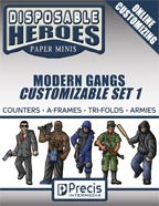 Disposable Heroes: Modern Gangs Customizable