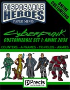 Disposable Heroes: Cyberpunk™ Customizable 1 (Anime 203X)