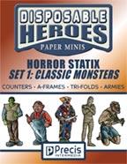 Disposable Heroes: Horror Statix 1 (Classic Monsters)