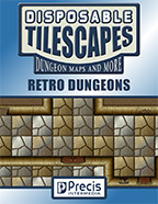 Disposable Tilescapes: Retro Dungeon Tiles